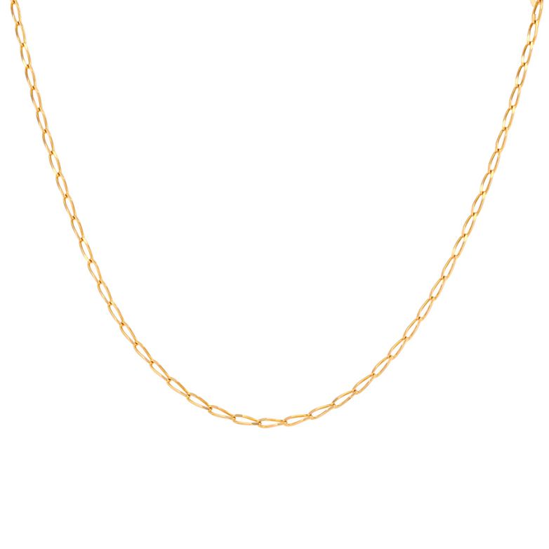 Chaine maille cheval or jaune 6.32g Comme neuf -  reconditionné disponible sur Gemme Les Bijoux